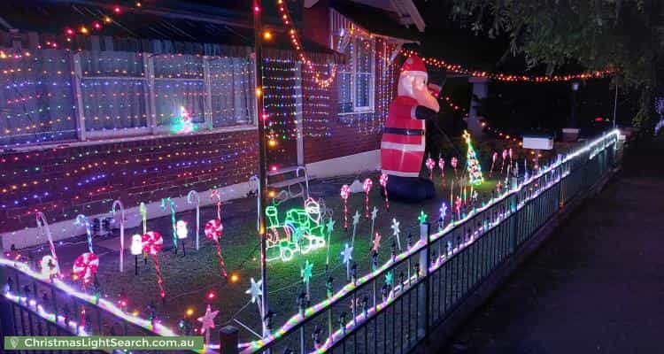 Christmas Light display at 16 Anglo Square, Carlton