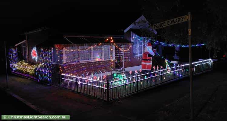 Christmas Light display at 16 Anglo Square, Carlton