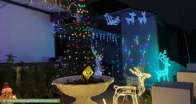 Christmas Light display at 8 Frederick Street, Sydenham
