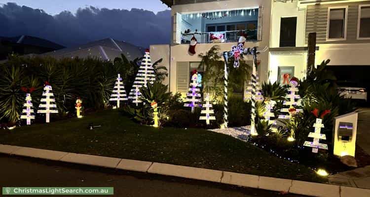 Christmas Light display at 7 Auger Way, Alkimos