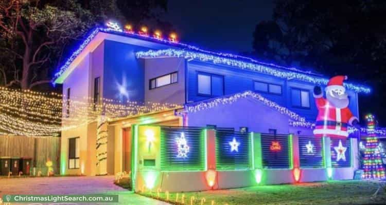Christmas Light display at 11 Endeavour Close, Hemmant