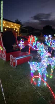 Christmas Light display at 11 Lowry Crescent, Miners Rest