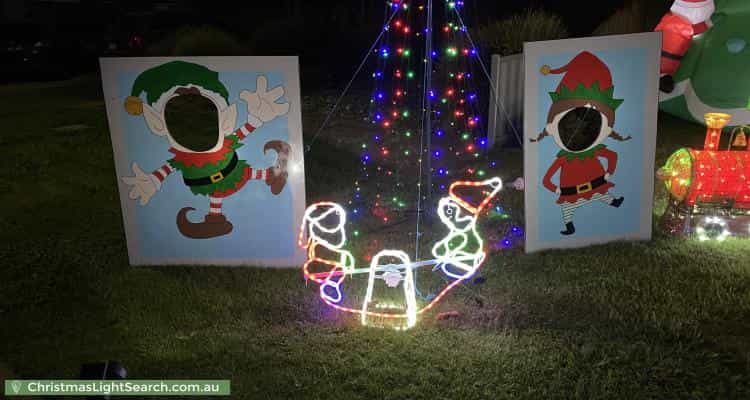 Christmas Light display at 11 Lowry Crescent, Miners Rest
