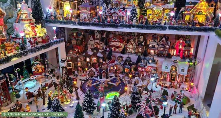 Christmas Light display at 6 Carter Crescent, Padstow Heights