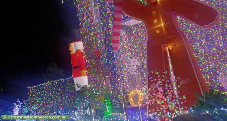 Christmas Light display at 30 Rochester Street, Gregory Hills