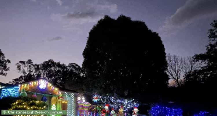 Christmas Light display at 51 Tipiloura Street, Ngunnawal