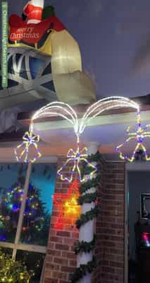 Christmas Light display at 51 Tipiloura Street, Ngunnawal