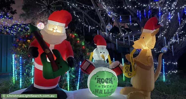 Christmas Light display at 51 Tipiloura Street, Ngunnawal