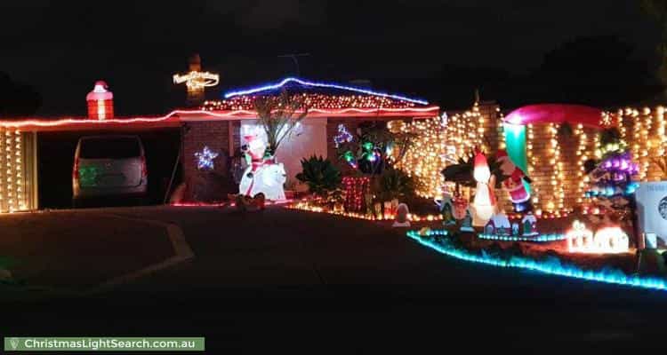 Christmas Light display at 33 Idaho Place, Craigie