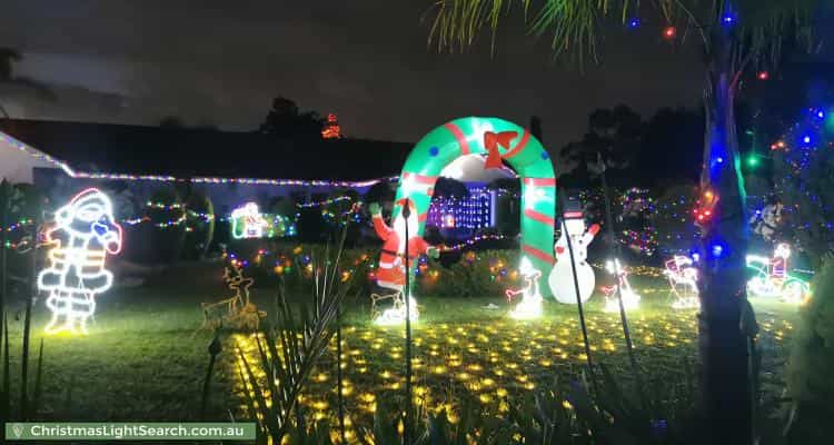 Christmas Light display at Edwin Road, Templestowe