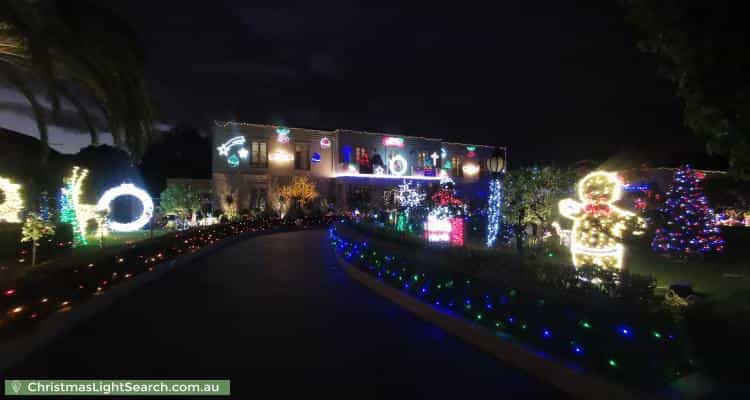 Christmas Light display at Edwin Road, Templestowe