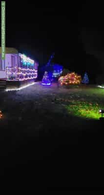 Christmas Light display at 24 Fifth Street, Orroroo