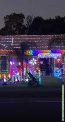 Christmas Light display at 19 Ziegenfusz Road, Thornlands