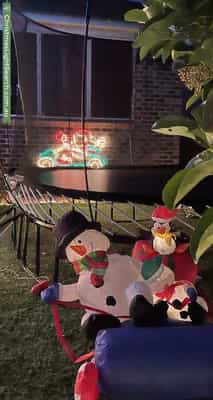 Christmas Light display at 101 Picnic Point Road, Panania