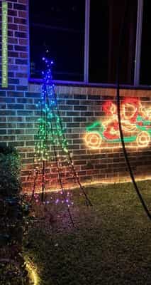 Christmas Light display at 101 Picnic Point Road, Panania
