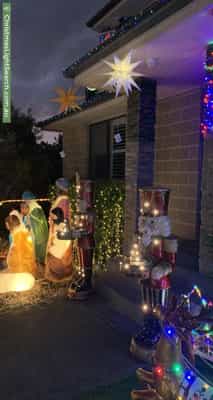 Christmas Light display at 84 Strathallan Road, Macleod