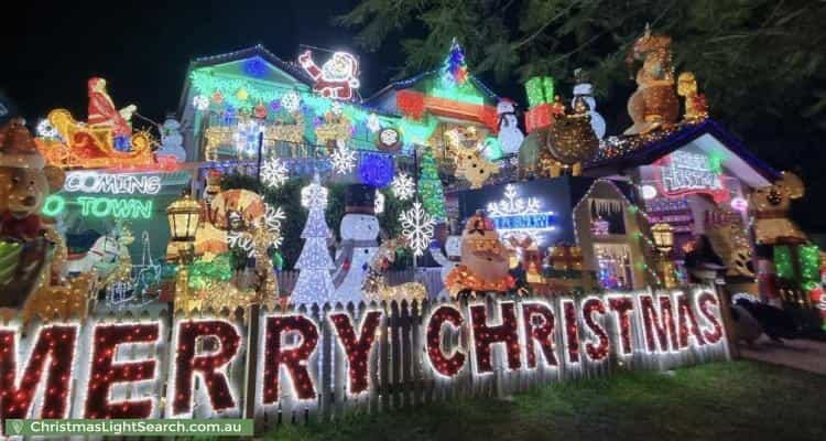 Christmas Light display at 48 Daisy Street, Grange