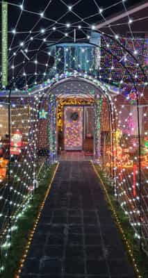 Christmas Light display at  Clyde Street, Ferntree Gully