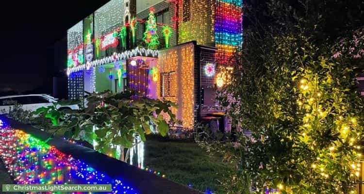 Christmas Light display at 27 Norman Street, Condell Park