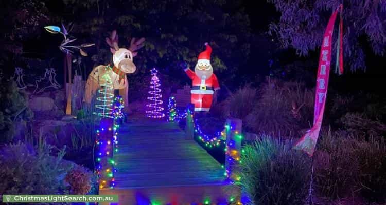 Christmas Light display at 2 Bellbird Road, Mount Eliza