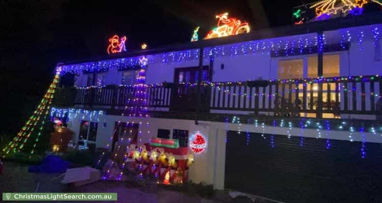 Christmas Light display at 2 Bellbird Road, Mount Eliza