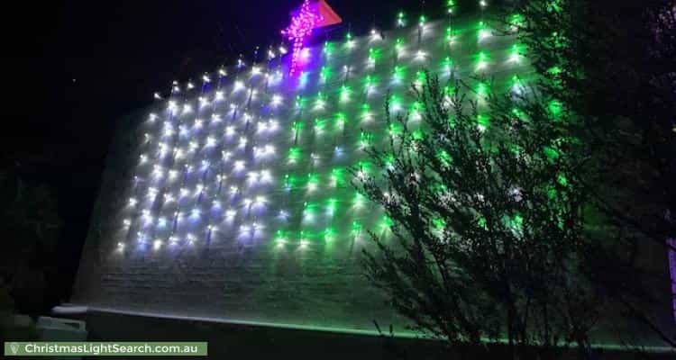 Christmas Light display at 2 Bellbird Road, Mount Eliza