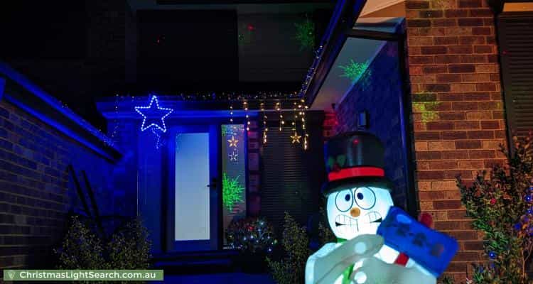 Christmas Light display at 8 Christine Avenue, Berwick