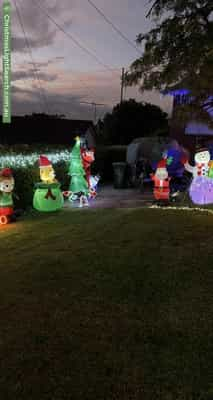 Christmas Light display at 63 Marrett Drive, Ingle Farm