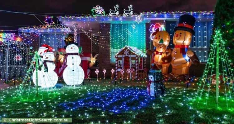 Christmas Light display at 52 Lyall Avenue, Dean Park