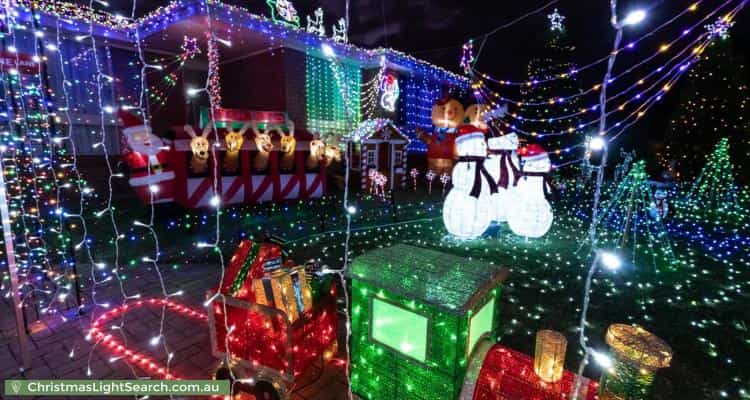 Christmas Light display at 52 Lyall Avenue, Dean Park