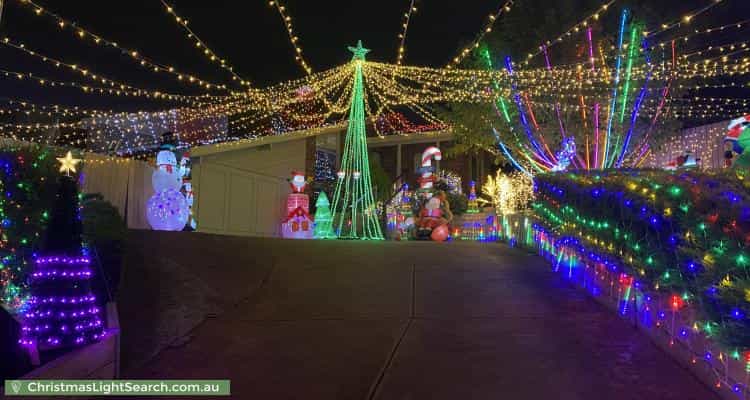 Christmas Light display at 9 Jeanette Close, Saint Helena