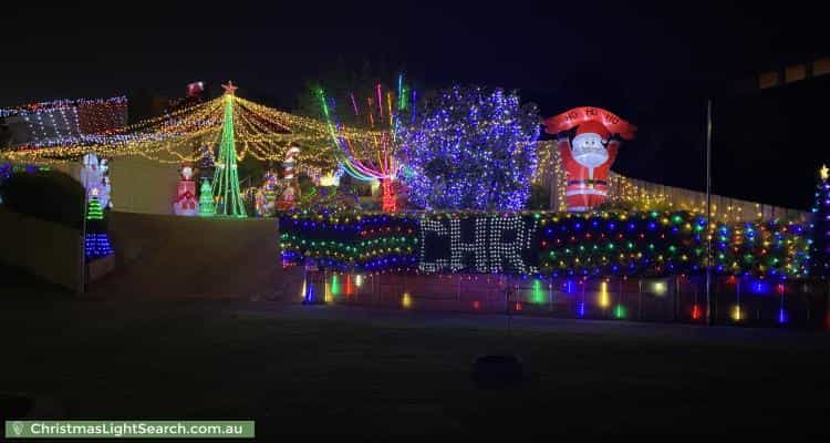 Christmas Light display at 9 Jeanette Close, Saint Helena