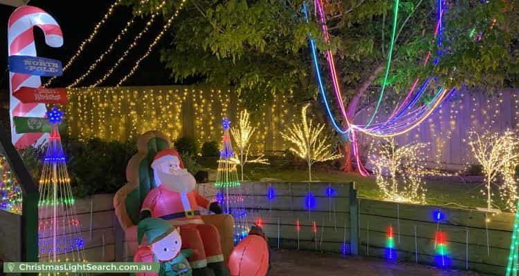 Christmas Light display at 9 Jeanette Close, Saint Helena