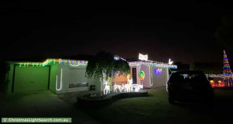 Christmas Light display at 49 Glenavon Street, Woodville South