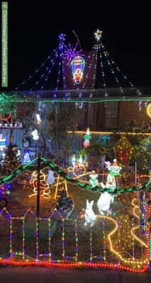 Christmas Light display at 61 Warrawee Circuit, Frankston