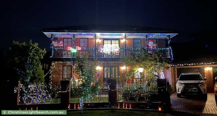 Christmas Light display at 5 Tiffany Court, Keilor