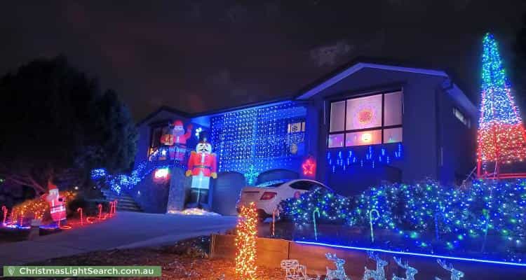 Christmas Light display at  Dartnell Street, Gowrie