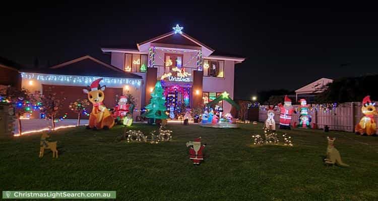 Christmas Light display at 5 Corker Close, Narre Warren