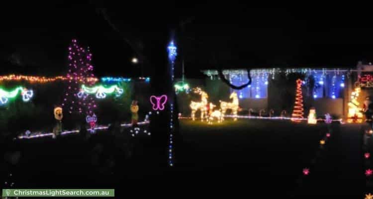 Christmas Light display at 14 Goodall Court, Corio