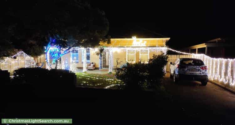 Christmas Light display at 14 Mathias Avenue, Cumberland Park