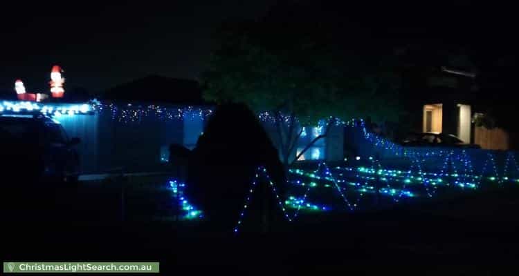 Christmas Light display at 7 Malahang Parade, Heidelberg West