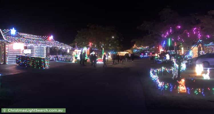 Christmas Light display at  Vaughan Court, Pakenham