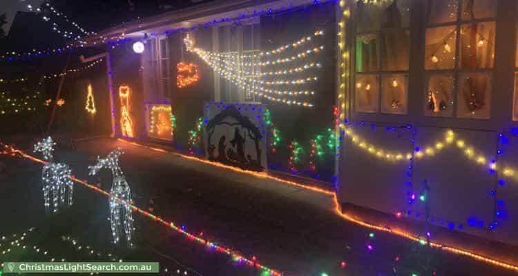 Christmas Light display at 10 Lindon Street, Elizabeth Vale