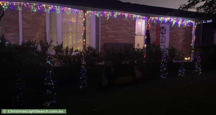 Christmas Light display at  Strabane Avenue, Killarney Heights