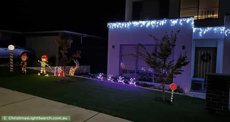 Christmas Light display at 6 Arney Close, Taylor