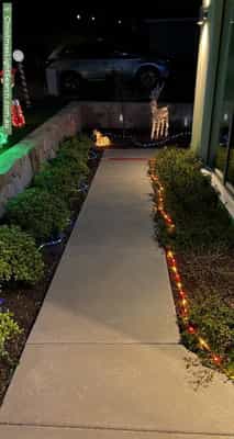 Christmas Light display at 6 Arney Close, Taylor