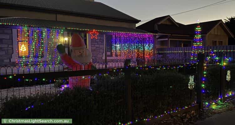 Christmas Light display at  Fussell Place, Alberton