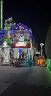 Christmas Light display at 5 Molesworth Street, Coburg