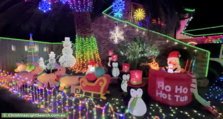 Christmas Light display at 150 Clarendon Street, Cranbourne