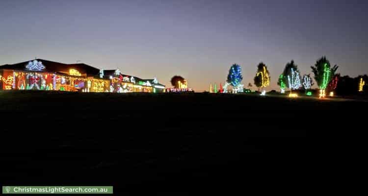 Christmas Light display at 610 North Road, Pearcedale